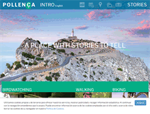 Tablet Screenshot of pollensa.com
